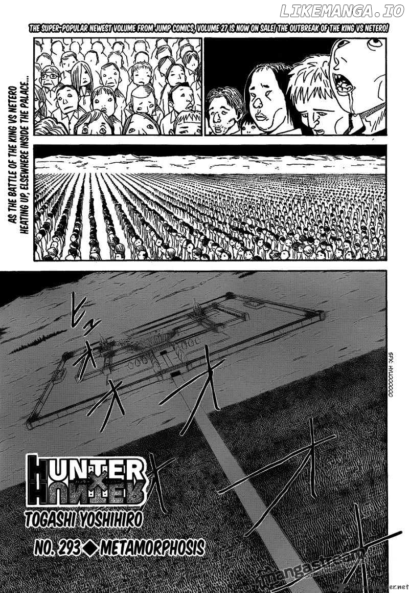 Hunter x Hunter, Chapter 293 image 01